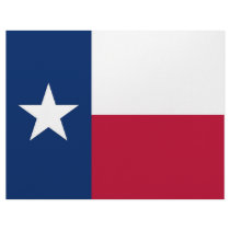 Letterhead with Flag of Texas, USA