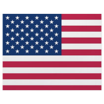Letterhead with Flag of United States of America