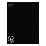 LETTERHEAD - X-RAY SKELETON ON PHONE - BLUE