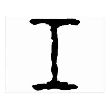 LetterI Postcard