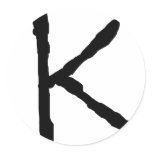 LetterK Stickers