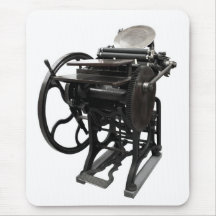 letterpress 1888 mousepad