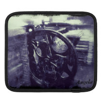 letterpress grunge with border iPad sleeve ipad sleeves