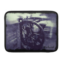 letterpress grunge with border MacBook Air sleeve ipad sleeves