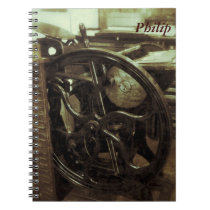 letterpress in studio grunge notebook notebooks