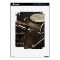 letterpress machine iPad 3 skin skins