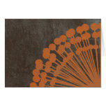 Letterpress Style Distressed  Card