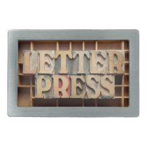 letterpress word on type case belt buckle belt buckles