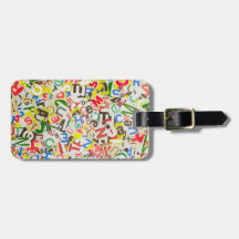 Letters Bag Tags