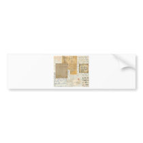 letters bumper sticker
