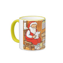 Letters for Santa mugs