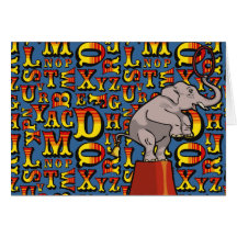 Letters From The Circus, Greeting Card