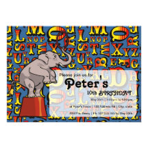 Letters From The Circus, Personalized Invites