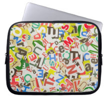Letters Laptop Sleeve