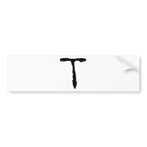 LetterT Bumper Sticker