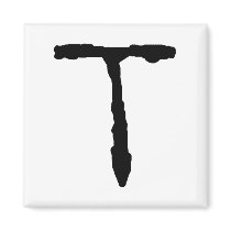 LetterT Refrigerator Magnet