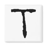 LetterT Refrigerator Magnet