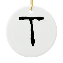 LetterT Christmas Ornaments
