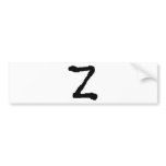 LetterZ Bumper Sticker
