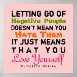 Letting Go ~ 16X16 CHANGE COLOR Poster