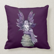 Letting Go Fairy and Butterfly Pillow