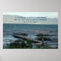 Letting Go, Holding On Poster with Quote posters