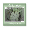 Letting Me In Haiku Art Magnet by Reflekshins Letting Me In Haiku Art Magnet