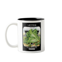 Lettuce Grand Rapids Card Seed Co mugs by vintagegiftmall Lettuce Grand Rapids Card Seed Co mugs