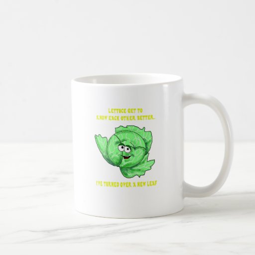 Lettuce Pick Up Lines Coffee Mugs