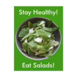 Lettuce Salad Postcards