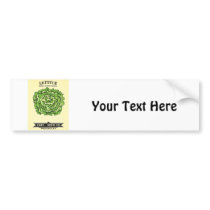 Lettuce Seeds Card Seed Company Bumper Sticker