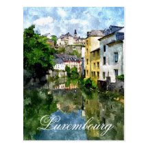 Lëtzebuerg - Luxemburg Post Card