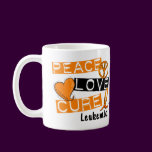 Leukemia Awarenes PEACE LOVE CURE 1