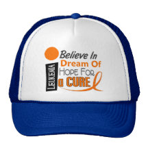 Leukemia Awareness BELIEVE DREAM HOPE Mesh Hat