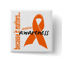 Leukemia Awareness buttons