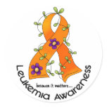 LEUKEMIA AWARENESS Flower Ribbon 1