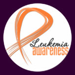 Leukemia Awareness Grunge Ribbon