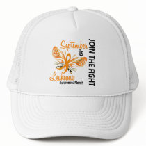 Leukemia Awareness Month Butterfly 3.1 hats