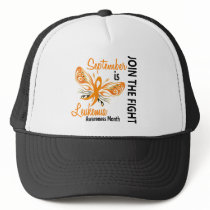 Leukemia Awareness Month Butterfly 3.1 hats