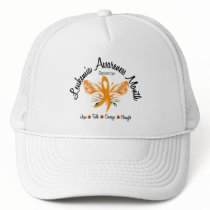 Leukemia Awareness Month Butterfly 3.2 hats