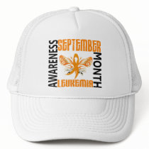Leukemia Awareness Month Butterfly 3.4 hats