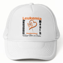 Leukemia Awareness Month Butterfly Heart hats