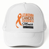 Leukemia Awareness Month Draped Ribbon hats