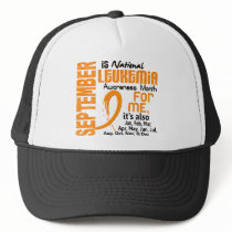 Leukemia Awareness Month Every Month For Me hats