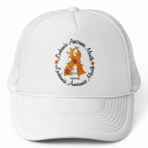 Leukemia Awareness Month Flower Ribbon 3 hats