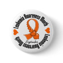 Leukemia Awareness Month Ribbon of Hearts buttons