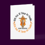 Leukemia Awareness WITH GOD CROSS