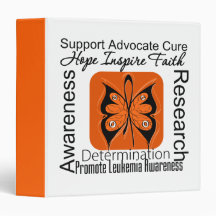 Leukemia Butterfly Inspirations Binder
