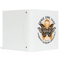 Leukemia Butterfly Tribal binders