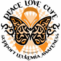 Leukemia Butterfly Tribal photo sculptures